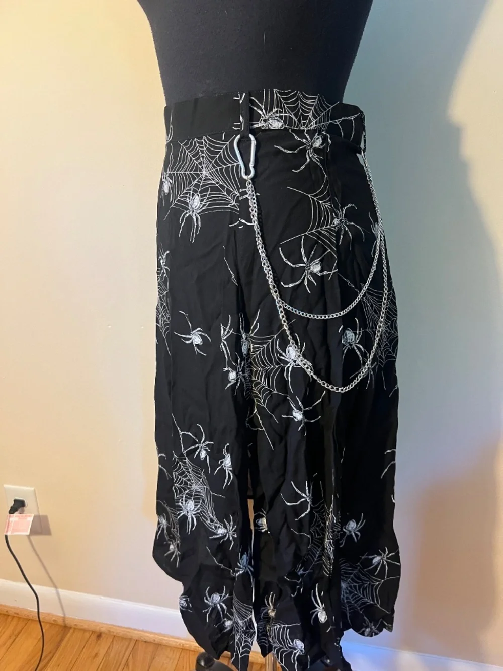 Hell Bunny Corporate Goth Midi Skirt - Picture 2 of 8